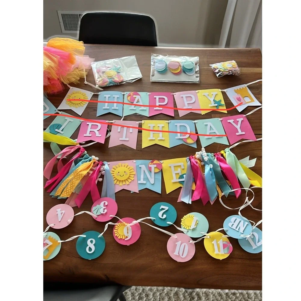 1st Birthday Beach Ball Party Bundle‎